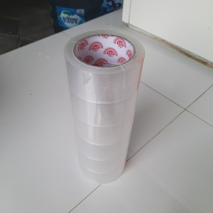 

Isolasi Lakban Bening Transparan 168 Tape 1 Slop Isi 6 Buah