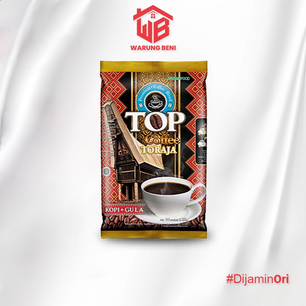 

Top Coffee Kopi Instan Toraja (2in1) 25 gr x 10 pcs