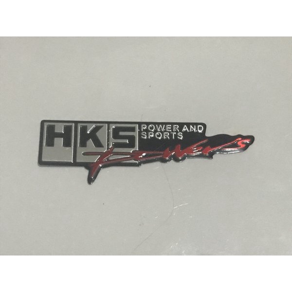 New Emblem HKS power logo aluminium hi quality Original
