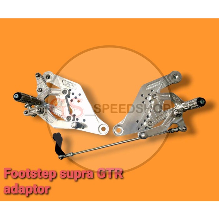 Footstep Foot Step UB Underbone RC3 Honda Sonic 150 Supra GTR Adaptor