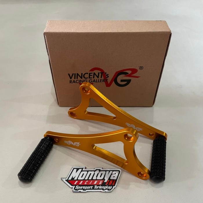 Footstep underbone Mio drag VRG gold
