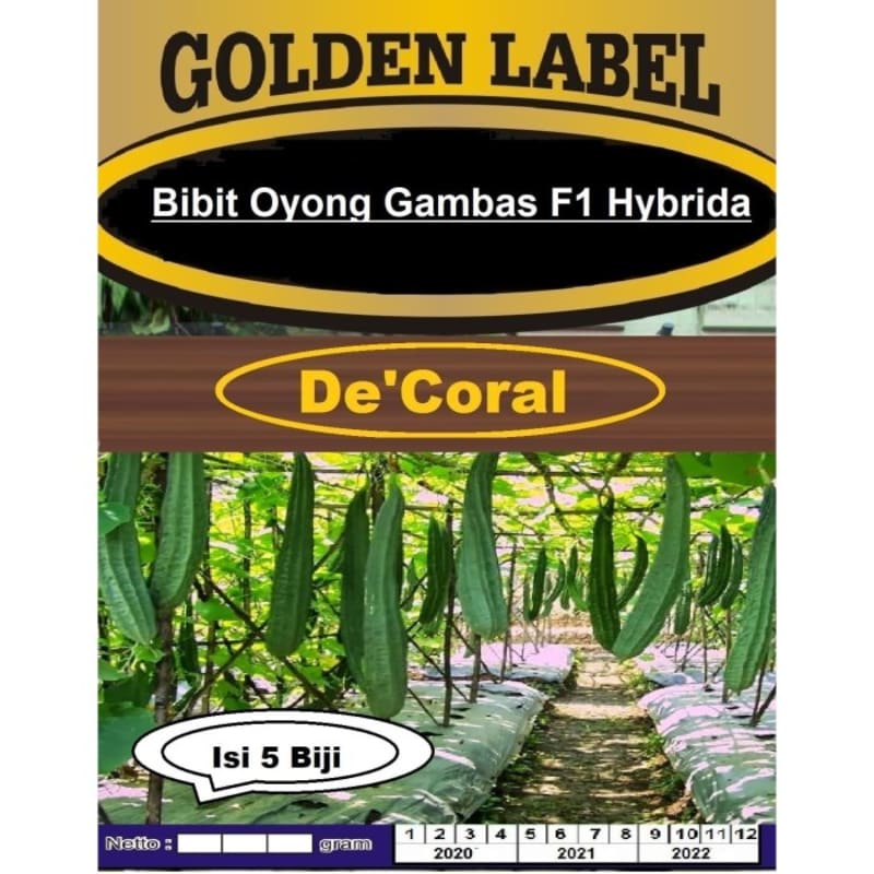 Bibit Oyong Gambas F1 Hybrida | Benih Oyong