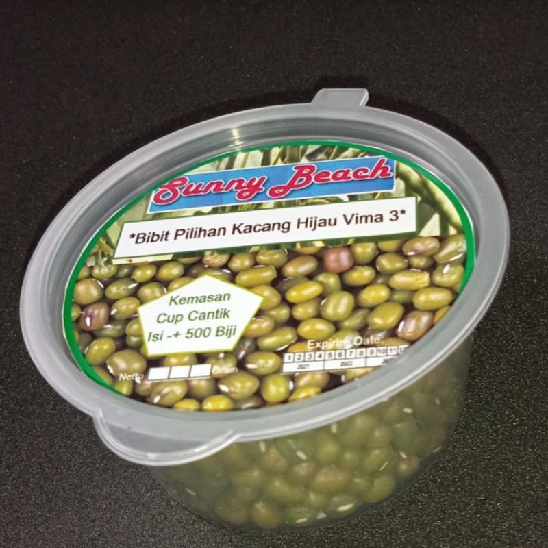 Bibit Pilihan Kacang Hijau Vima 3 Kemasan Cup|Benih Kacang Hijau Vima3