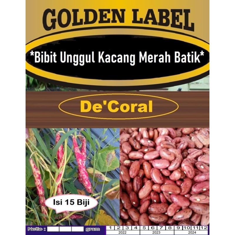 Bibit Unggul Kacang Merah Batik | Benih Kacang Merah Lurik