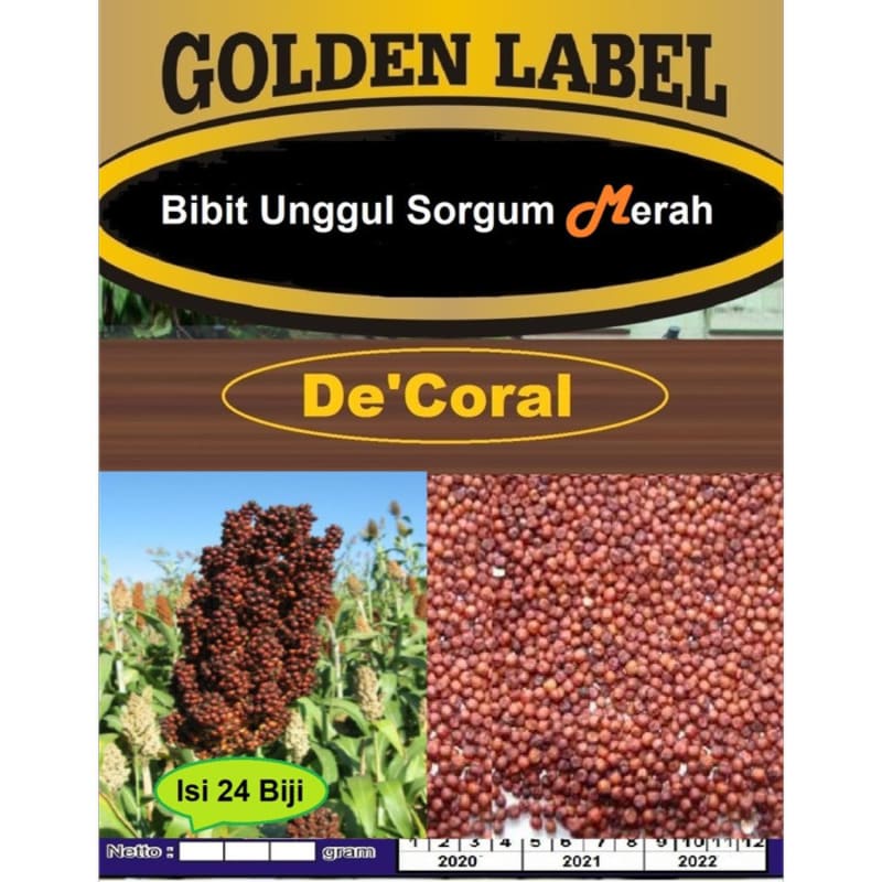 Bibit Unggul Sorgum Merah | Benih Sorgum Merah