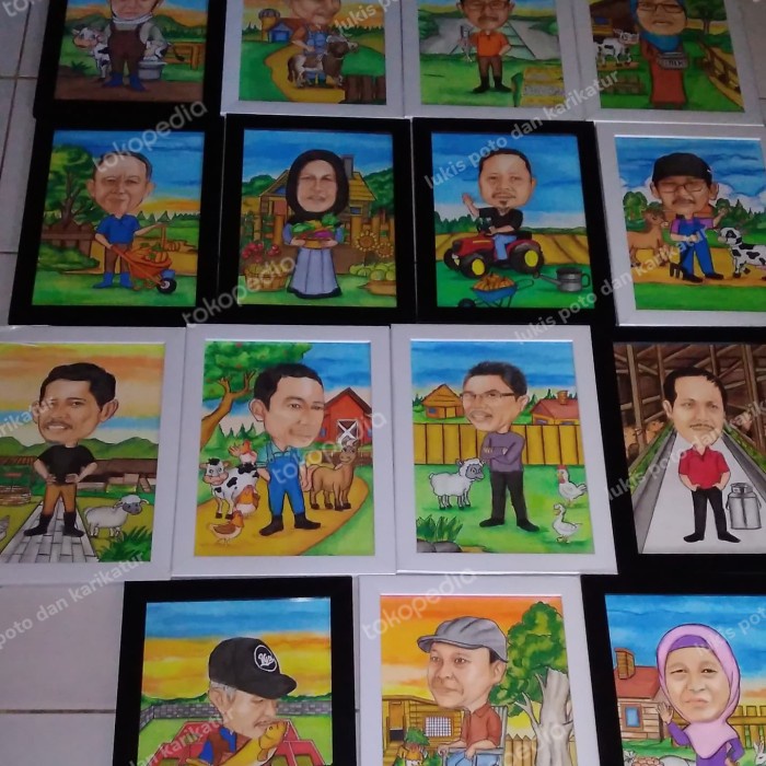 Farewell Caricature / Farewell Gift / Kado Perpisahan Promo Terbaru