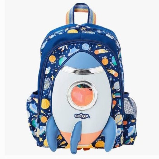 [Original] Smiggle Sky Hi Rocket Backpack/ Tas Ransel Anak Junior/ Tas Smiggle Terbatas