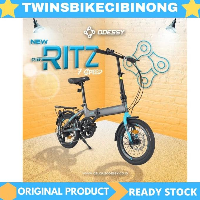 Sepeda Lipat 16 Odessy Ritz Disc Brake