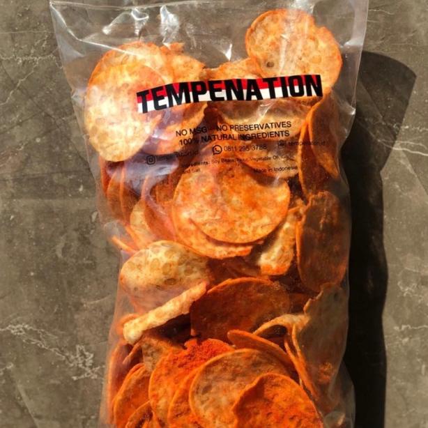 

Terjangkau Keripik tempe Tempenation Balado 500gr
