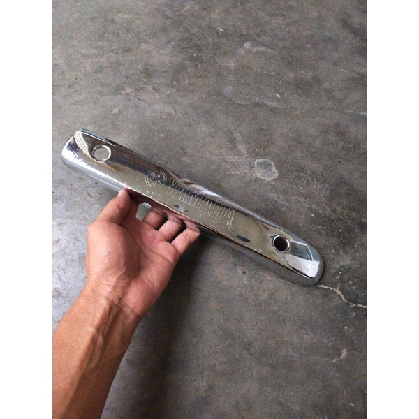 Cover Tameng Knalpot Muffler Yamaha Mio Sporty Soul Lama Original Bekas Copotan Motor Second 2nd