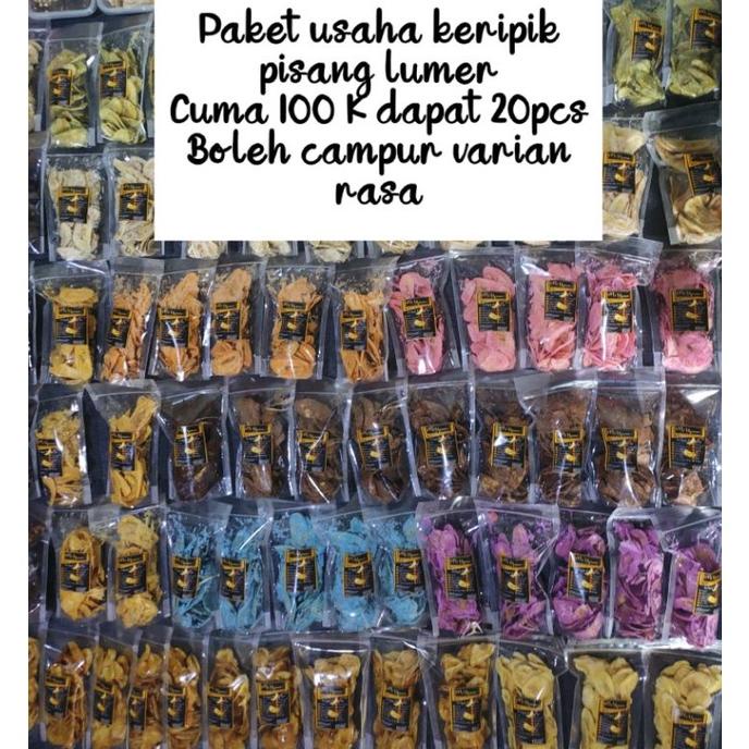 

Recommended Paket usaha Keripik pisang lumer paket hemat melted banana banana chips