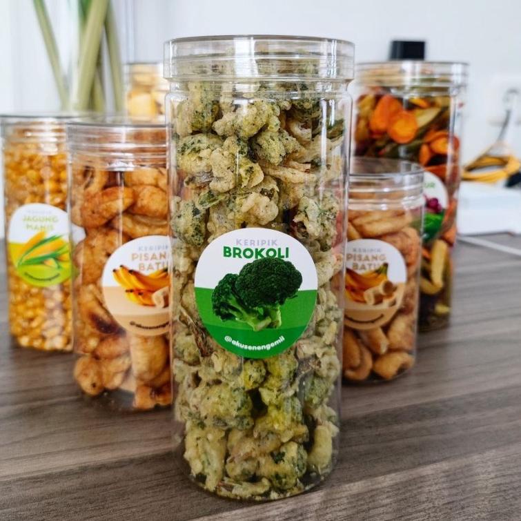 

KERIPIK BROKOLI CRISPY PREMIUM JUMBO 1300ml | KERIPIK SAYUR BUAH PREMIUM | MAKANAN DIET SEHAT | VEGETARIAN | VEGAN | HALAL Best Seller