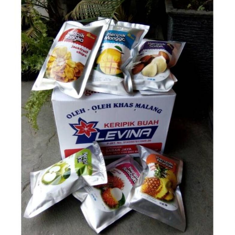 

Termurah keripik buah levina paket hemat isi 10 bks kualitas super Best Seller
