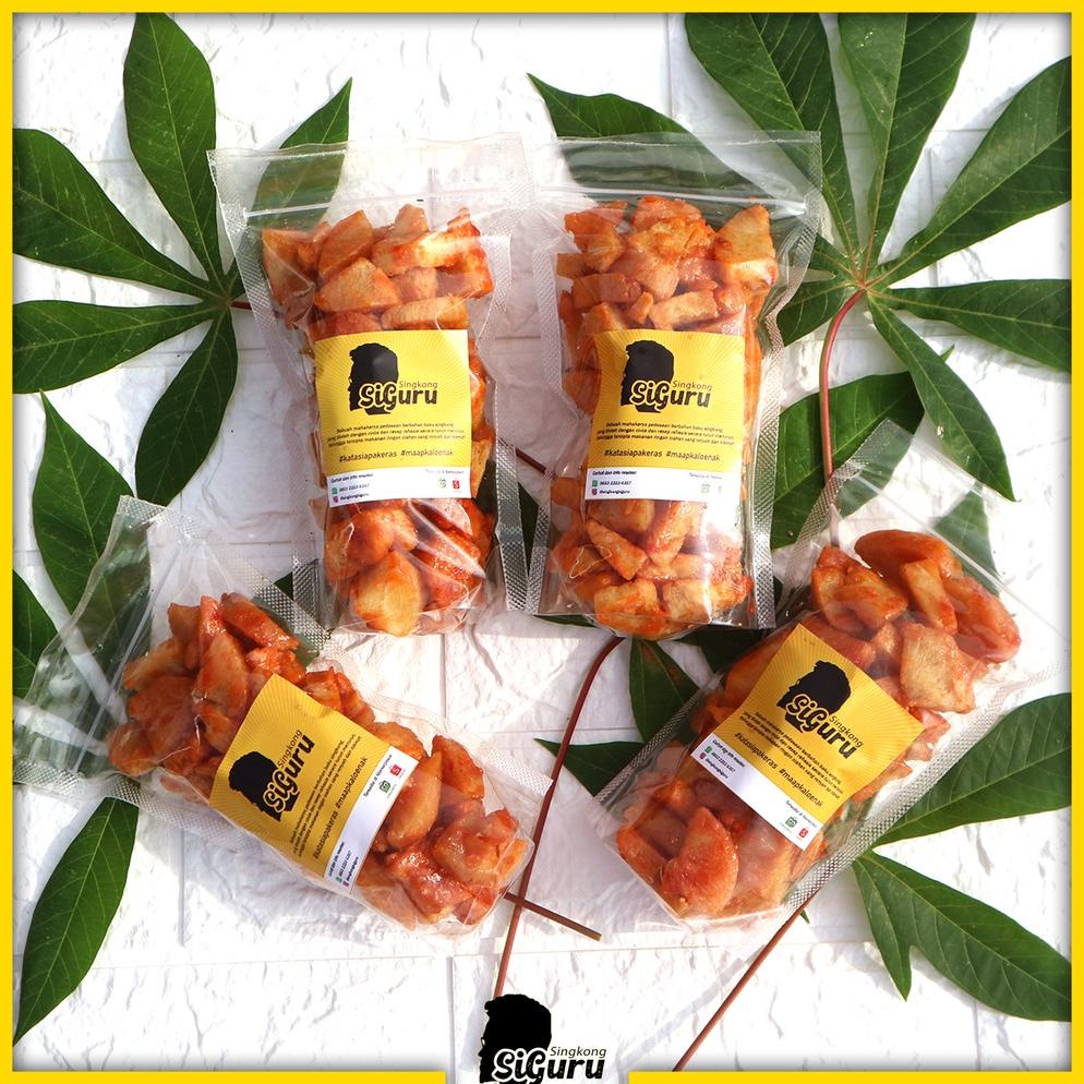 

Termurah 4 pcs keripik kripik singkong siguru cemilan makanan ringan rasa balado murah enak renyah bandung not minuman 4 pcs bisa COD Best Seller