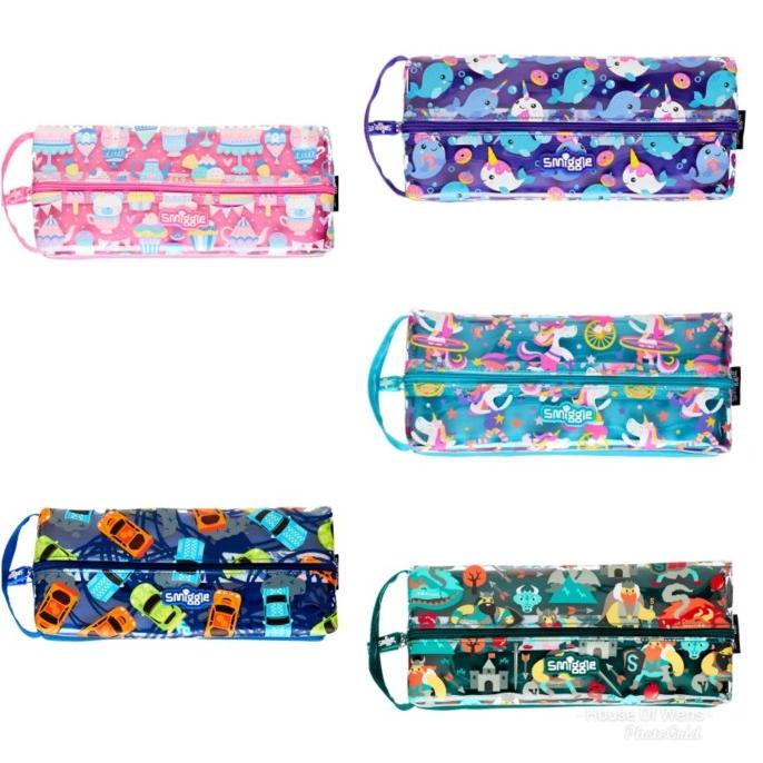 

New Smiggle Whirl Junior Flip Zip Pencil Case - Tempat Pensil Smiggle Pengiriman Cepat