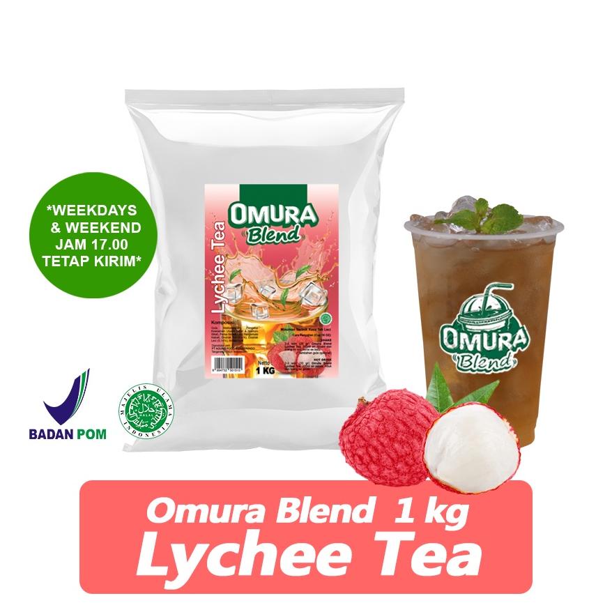 

Baru - OMURA Blend Bubuk Minuman Rasa Lychee Tea / Teh Leci Powder Drink 1 Kg Omura Powder ,.