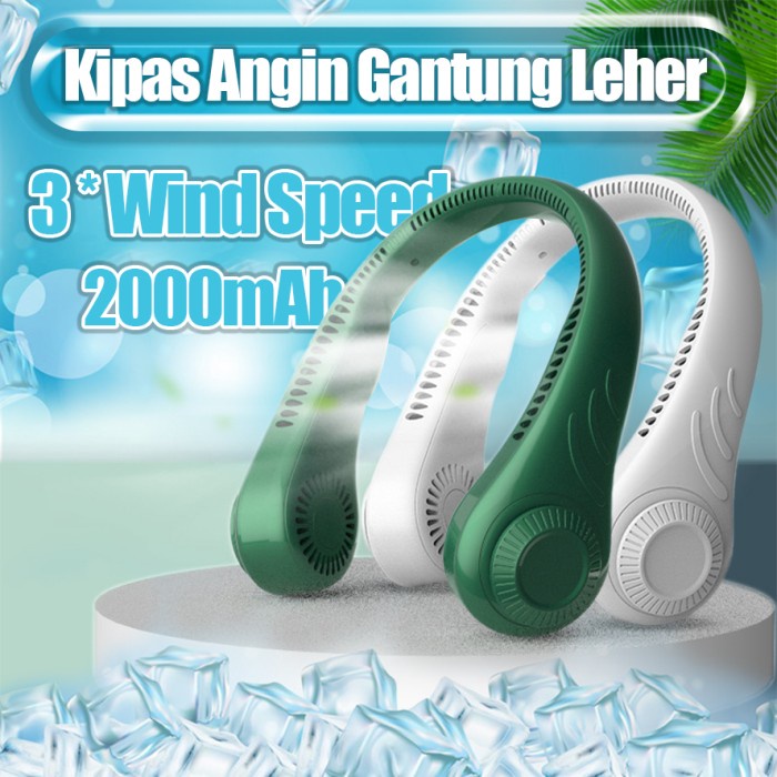 Discount kipas angin portable gantung leher listrik 3 tingkat kecepatan /KIPAS ANGIN MINI/KIPAS