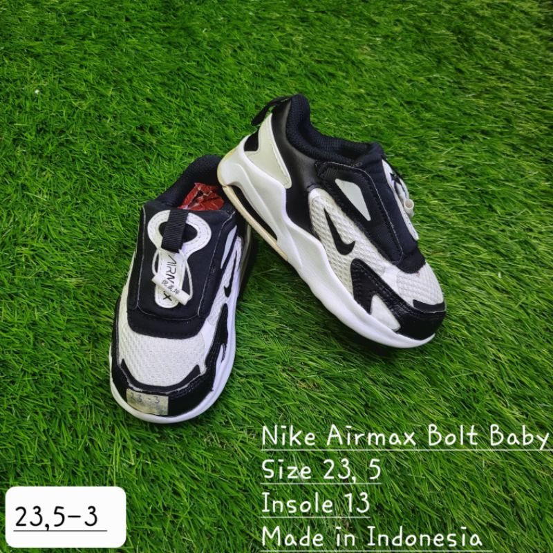 23-3 Nike Airmax Bolt Baby Shoes