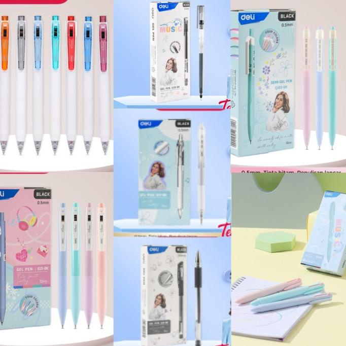 

BARANG TERBARU !!! DELI BALLPOINT GEL PEN PULPEN GEL WARNA - TERLARIS