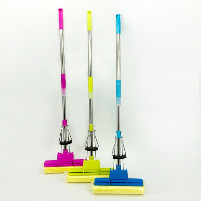 Alat Pel Spons Busa Warna Tanpa Peras Pel Lantai