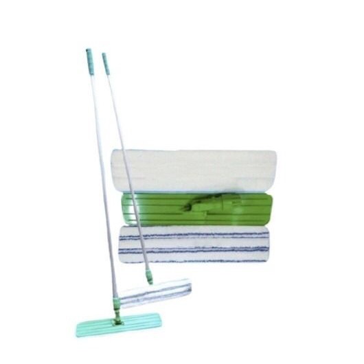 Set Flat Mop 60 cm / Alat Pel Tarik / Super Mop