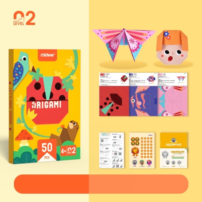 

Mideer origami paper middle level