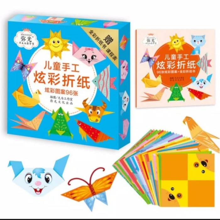 

Mainan anak lipat kertas Origami lengkap dengan petunjuk