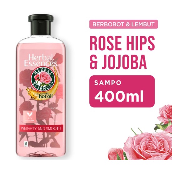 Herbal Essences Weighty and Smooth Rosehip with Camellia Oil 400ML Shampoo Original
