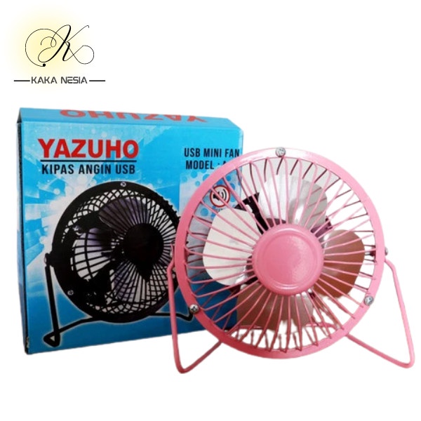 BISA COD Kipas Angin USB Bahan Besi USB Mini Fan Merek Yazuho A18 /KIPAS ANGIN MINI/KIPAS ANGIN
