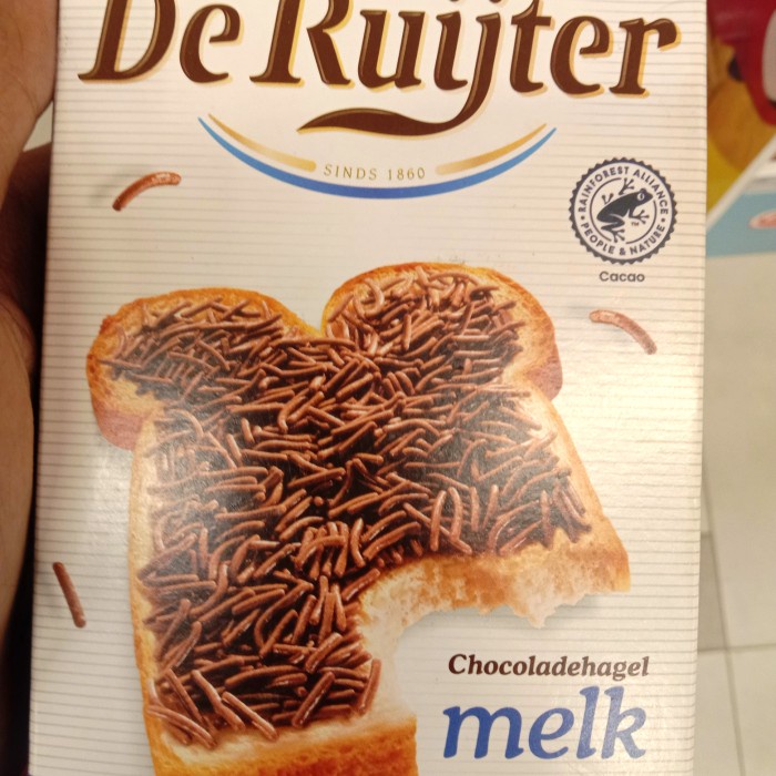 

de ruijter chocolade hagel melk 390 gr/meses coklat/meses/toping