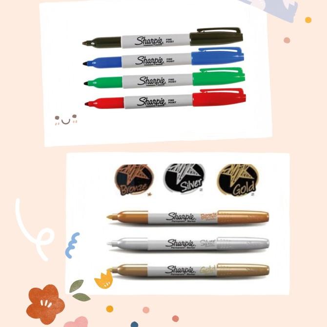 

BARANG TERBARU !!! SHARPIE PERMANENT MARKER METALLIC REGULER NEON SPIDOL PERMANEN - TERLARIS