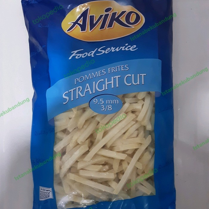 

Aviko Straight Cut Premium 2,5Kg / Kentang Beku Iris Besar