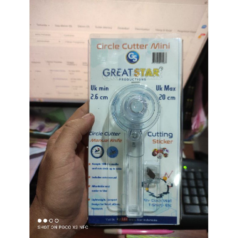

Circle Cutter 2.6 Cm Sd 20 Cm Gs Pembolong Lingkaran