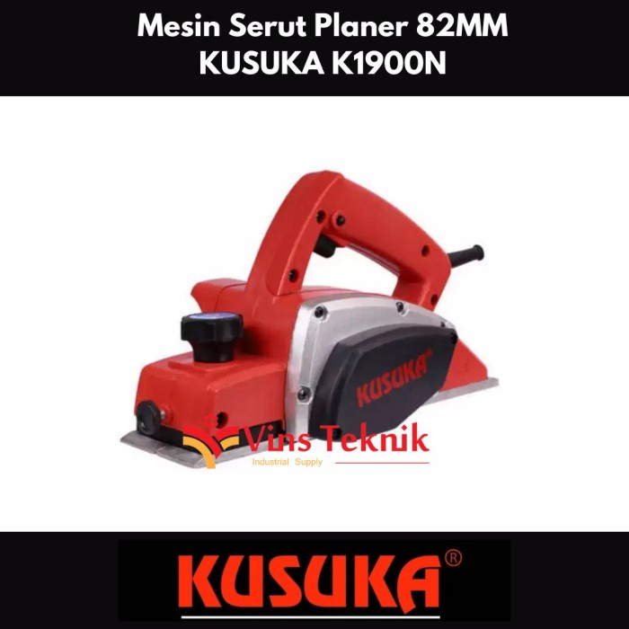 K 1900 N KUSUKA K1900N MESIN SERUT KAYU PLANER KETAM SUGU BY FUJIYAMA -Lulas G