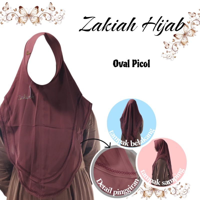 Khimar Zakiah Hijab Termurah SN