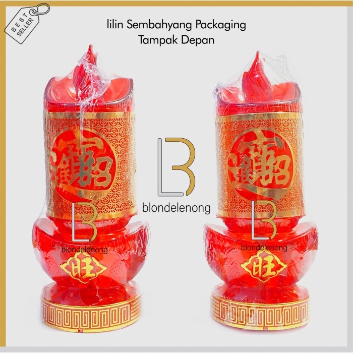 ✅Ready Lilin Lampu Sembahyang Elektrik Led Altar Doa Puja Suci Buddha 1 Set 2 Bisa Gojek