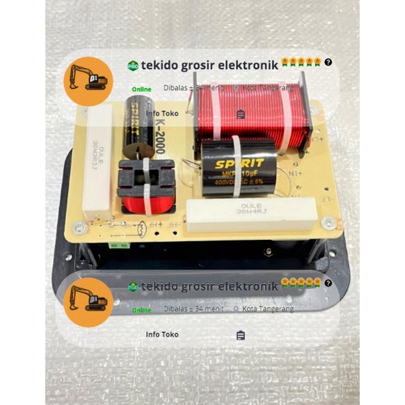 Promo Crossover Pasif 2 Way Tipe K2000 K 2000 K-2000