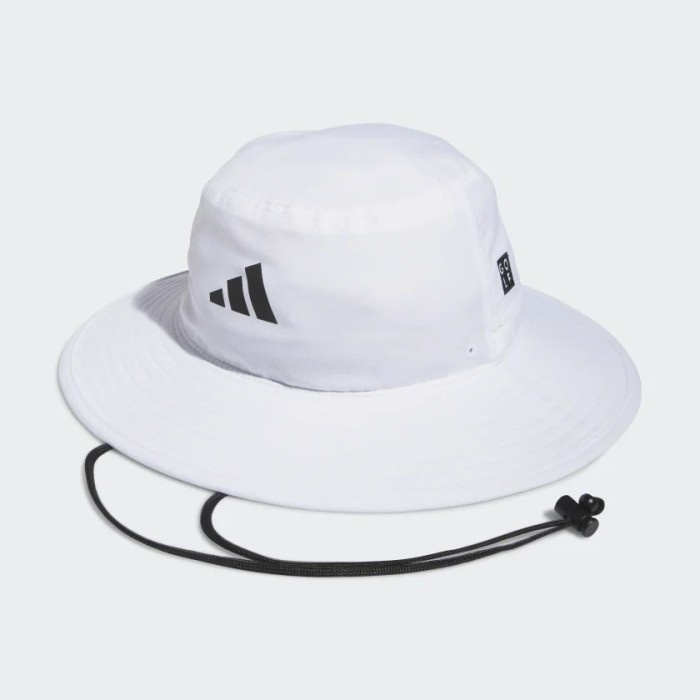 Promo Topi Golf Adidas Wide Brim Hat White Bucket Hs5473 Original Putih