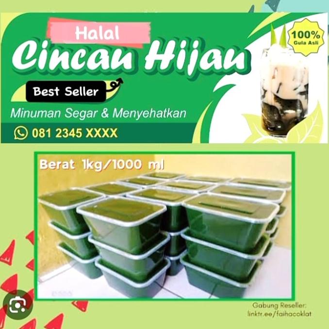 

Cincau Hijau Organik (PROMO 10 PCS)