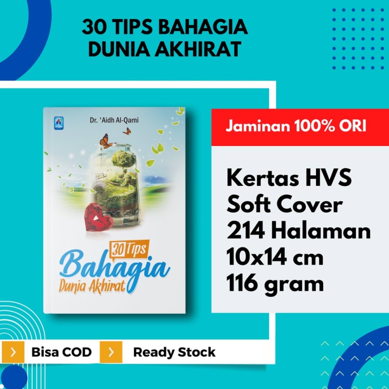 (Pesona) 30 Tips Bahagia Dunia Akhirat Pustaka Arafah Original