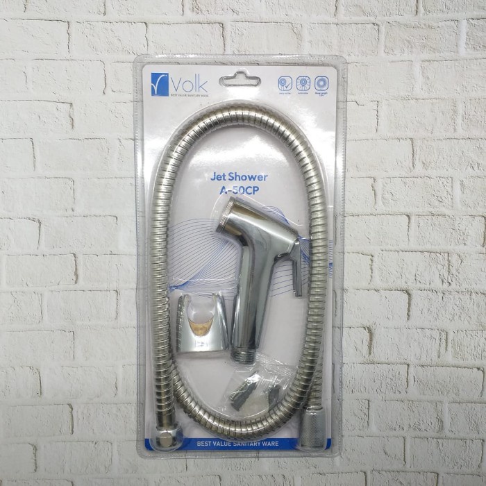 Ready Jet Shower Kran Semprot Closet Duduk Volk A-50 Harga Spesial
