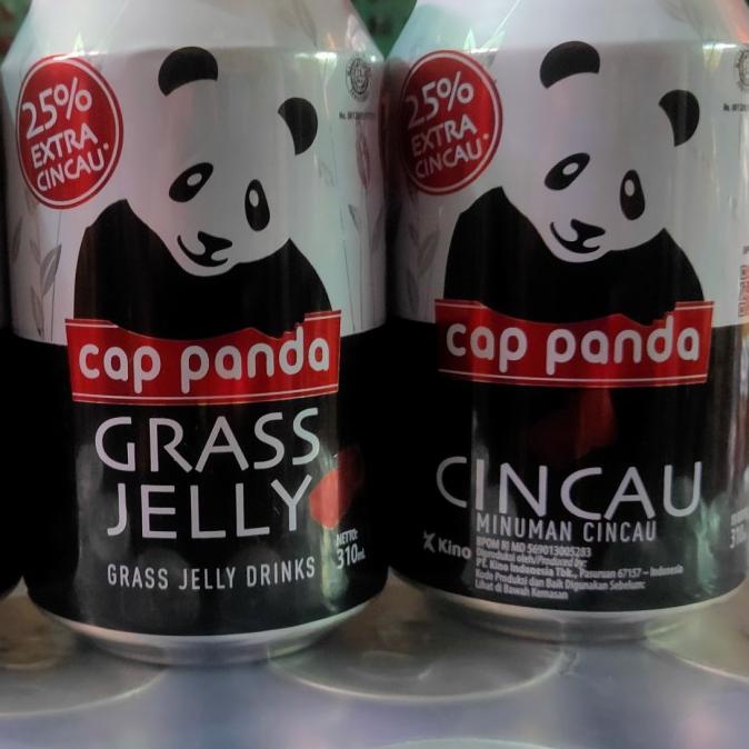 

cincau cap panda (24pcs). Minuman Cincau Cap Panda / Grass jelly