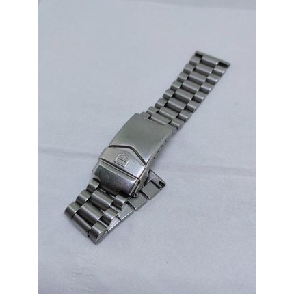 (bk) rantai jam tangan vintage heuer bracelet tag 18mm formula f1 watch part ori chronograph rantai 