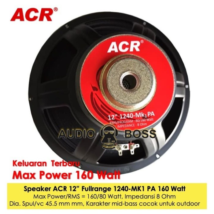 Speaker 12 Inch ACR 1240 PA Classic/Speaker ACR 1240 12" Klasik Clasic