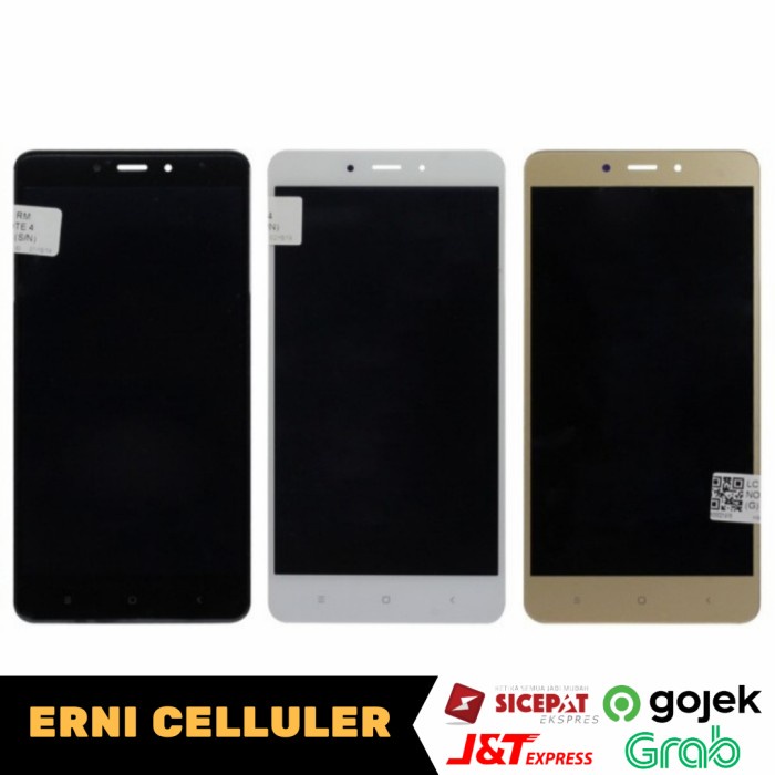 LCD XIAOMI REDMI NOTE 4 NOTE 4X MEDIATEK + TOUCHSCREEN ORIGINAL