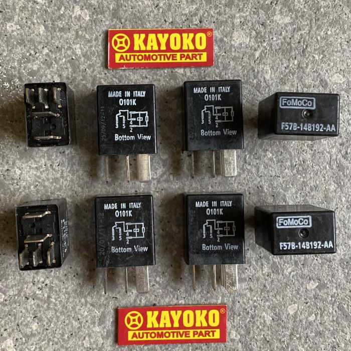 Relay Lampu K5 12v made in ITALY fomoco original best