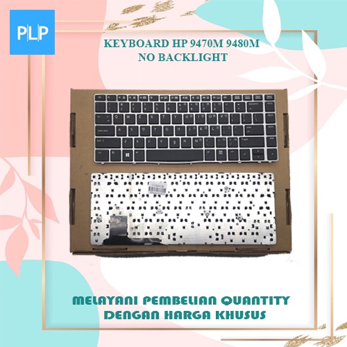 Keyboard Laptop HP Elitebook Folio 9470m 9480m