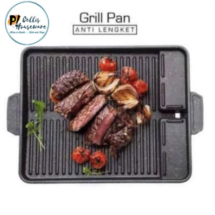 Discount Omicko Multi Grill Pan Atau Wajan Panggang Serbaguna /GRILL PEN/BAKARAN SATE/MULTI GRILL