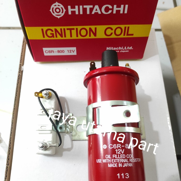 IGNITION COIL KOIL PENDEK 12V UNIVERSAL HITACHI star