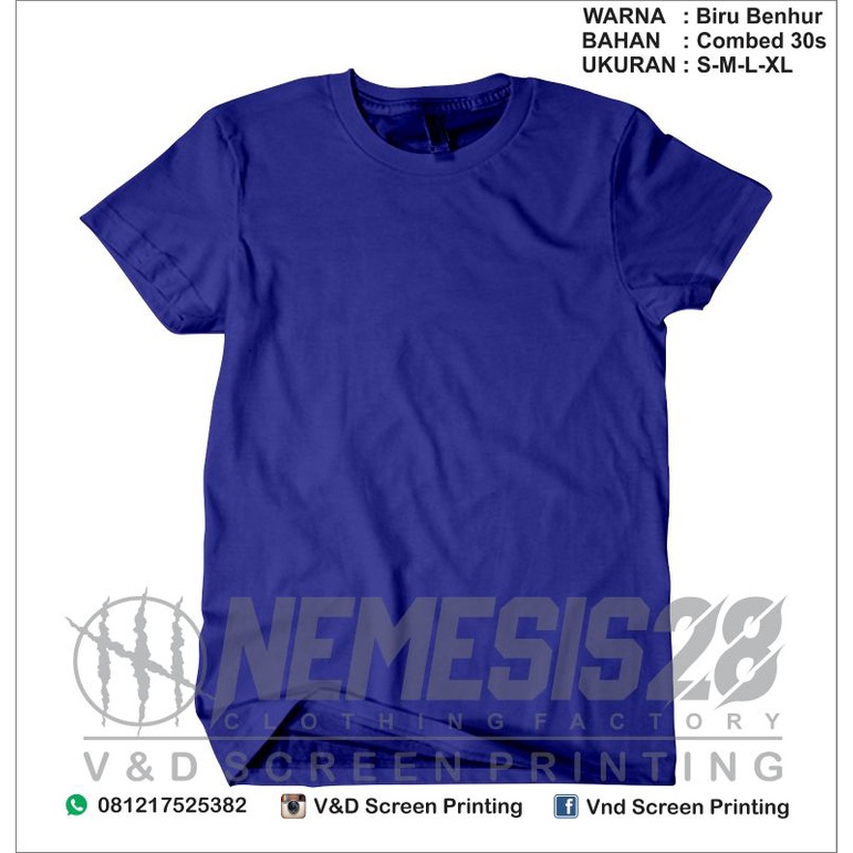 Kaos Polos Combed 30s Knitto